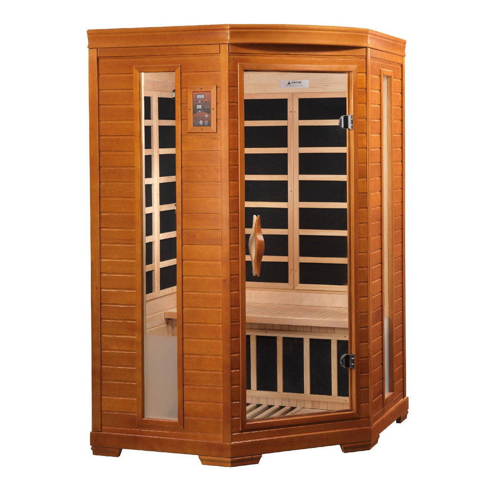 Dynamic Heming 2 person low EMF infrared sauna, model DYN-6225-02