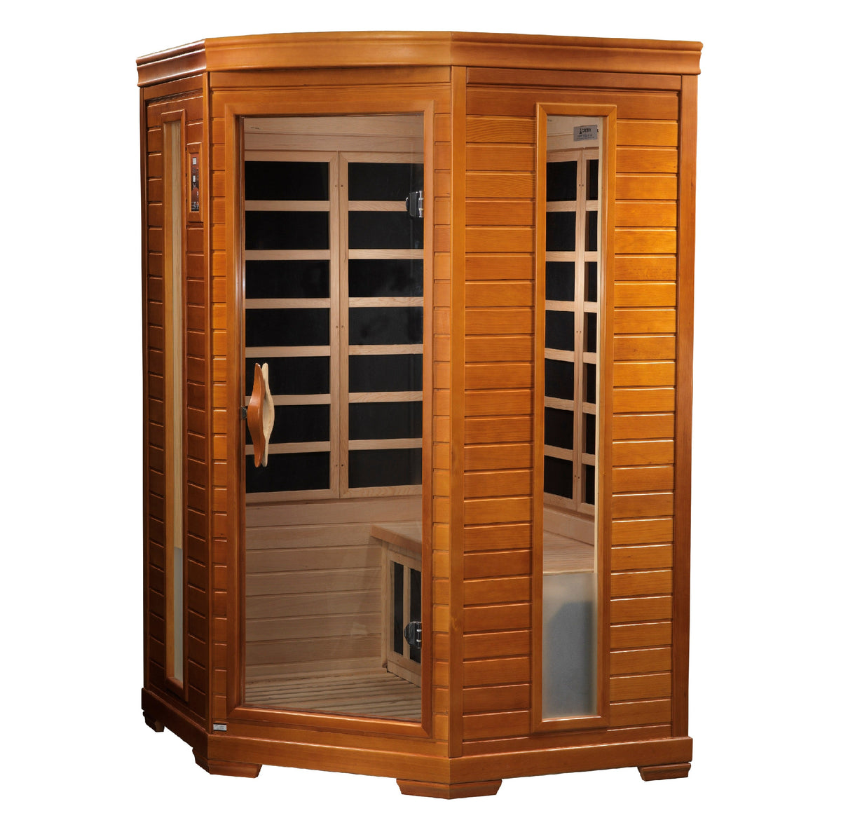 Dynamic Heming 2 person low EMF infrared sauna, model DYN-6225-02