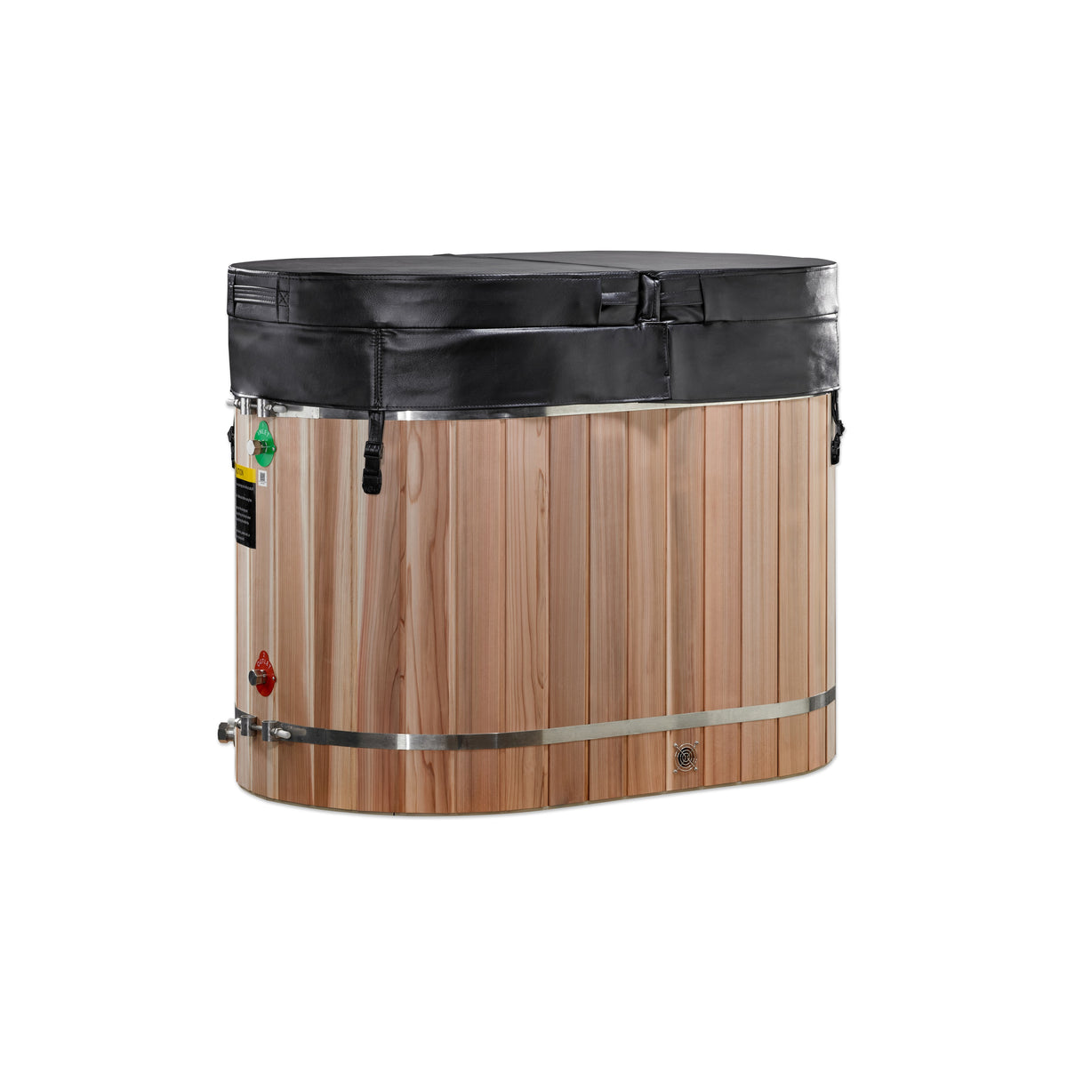 Dynamic Cold Therapy 50″ Pacific Cedar Oval Cold Plunge – PVC Interior