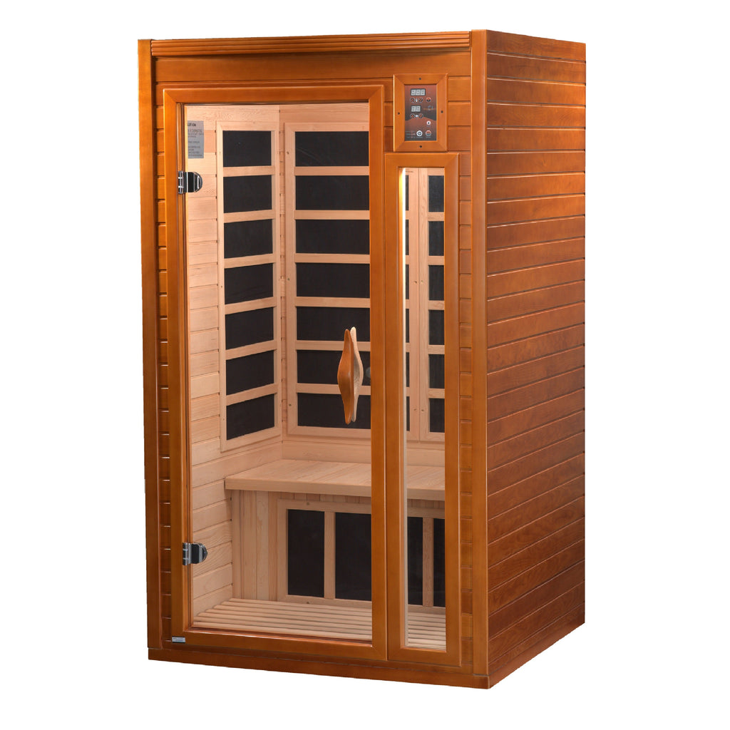 Dynamic Barcelona 1-2 person low EMF infrared sauna, model DYN-6106-01