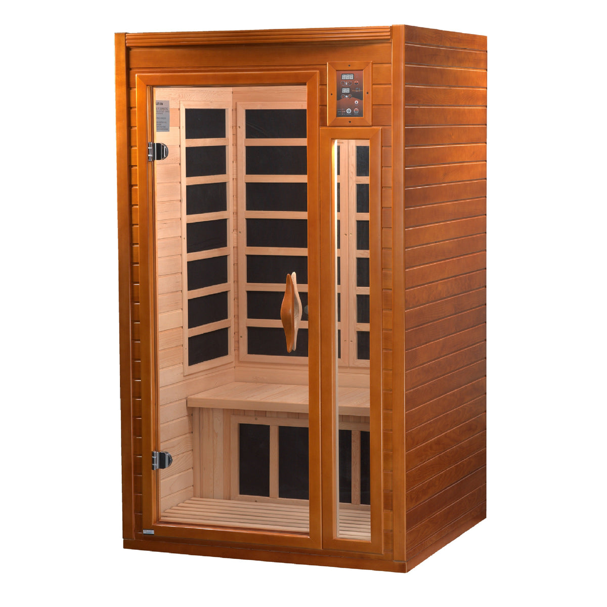 Dynamic Barcelona 1-2 person low EMF infrared sauna, model DYN-6106-01