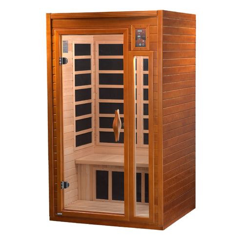 Dynamic Barcelona 1-2 person low EMF infrared sauna, model DYN-6106-01