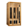 Dynamic Gracia 1-2 person low EMF infrared sauna, model DYN-6119-01