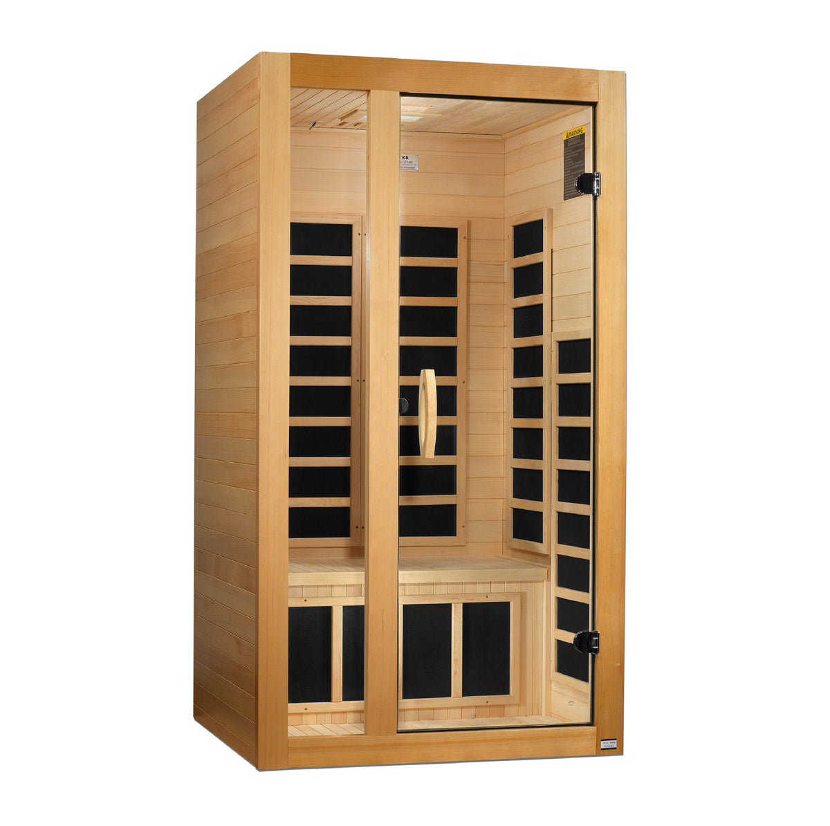 Dynamic Gracia 1-2 person low EMF infrared sauna, model DYN-6119-01