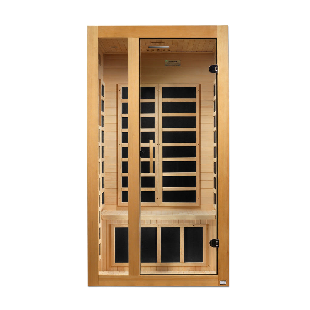 Dynamic Gracia 1-2 person low EMF infrared sauna, model DYN-6119-01