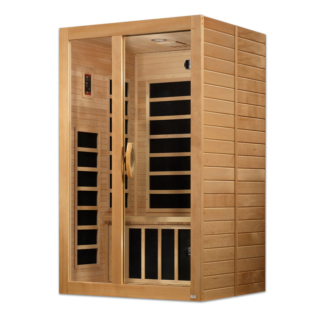 Dynamic Santiago 2 person low EMF infrared sauna, model DYN-6209-01