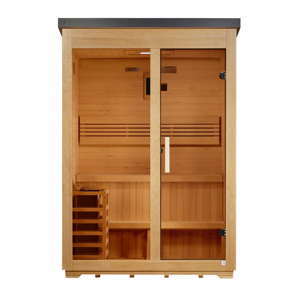 Golden Designs Arlberg 3 person outdoor sauna, supplier image 3, GDI-8003-01