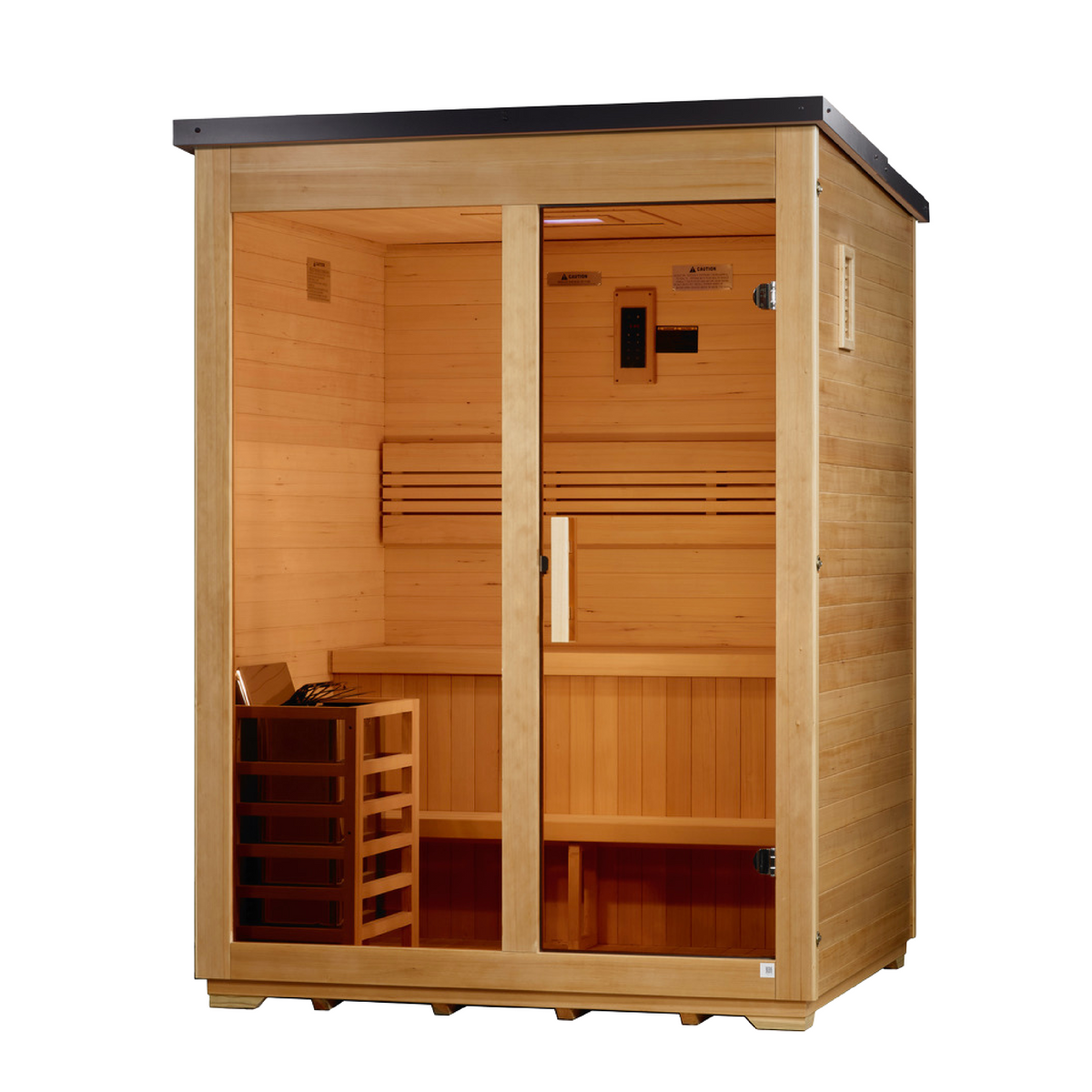 Golden Designs Arlberg 3 person outdoor sauna, supplier image 2, GDI-8003-01