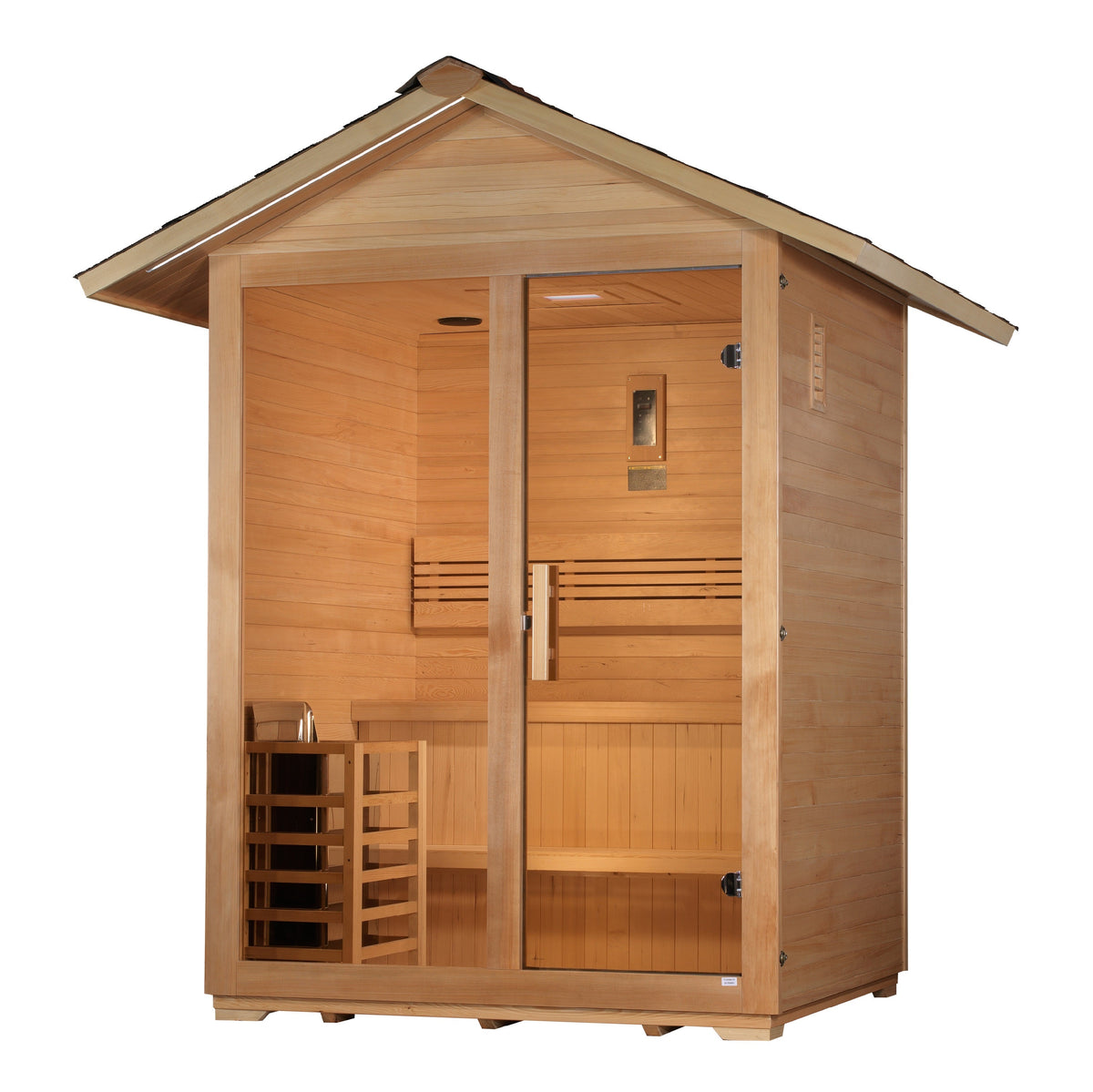 Golden Designs Arlberg 3 person outdoor sauna, supplier image 3, GDI-8103-01