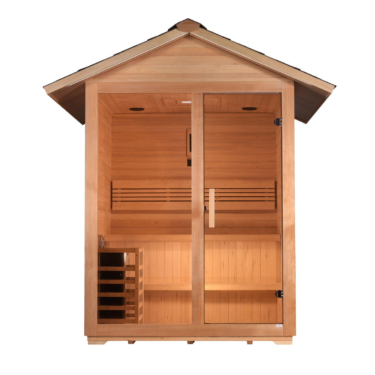 Golden Designs Arlberg 3 person outdoor sauna, supplier image 2, GDI-8103-01