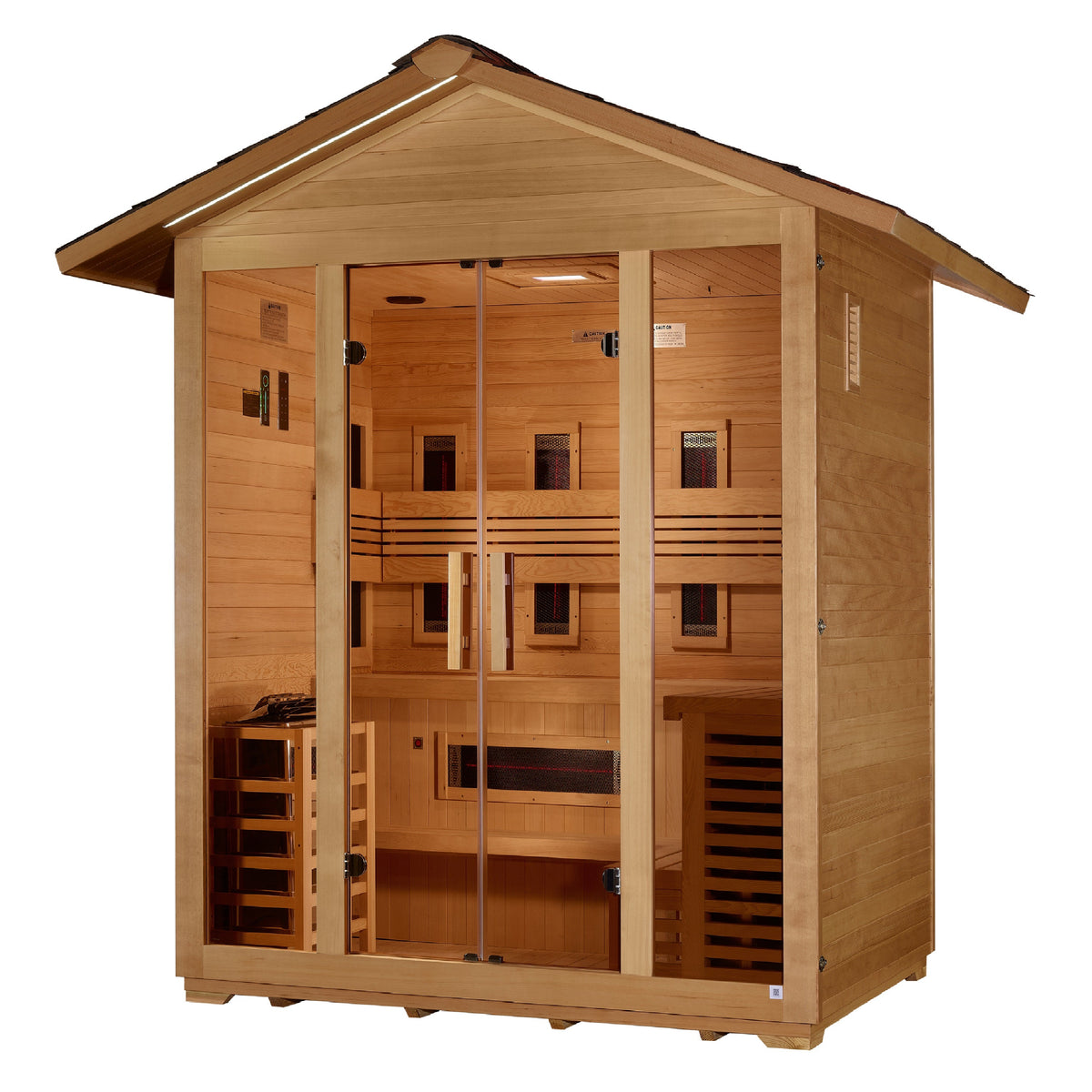 Golden Designs Gargellen 5 person outdoor sauna, supplier image 3, GDI-8125-01