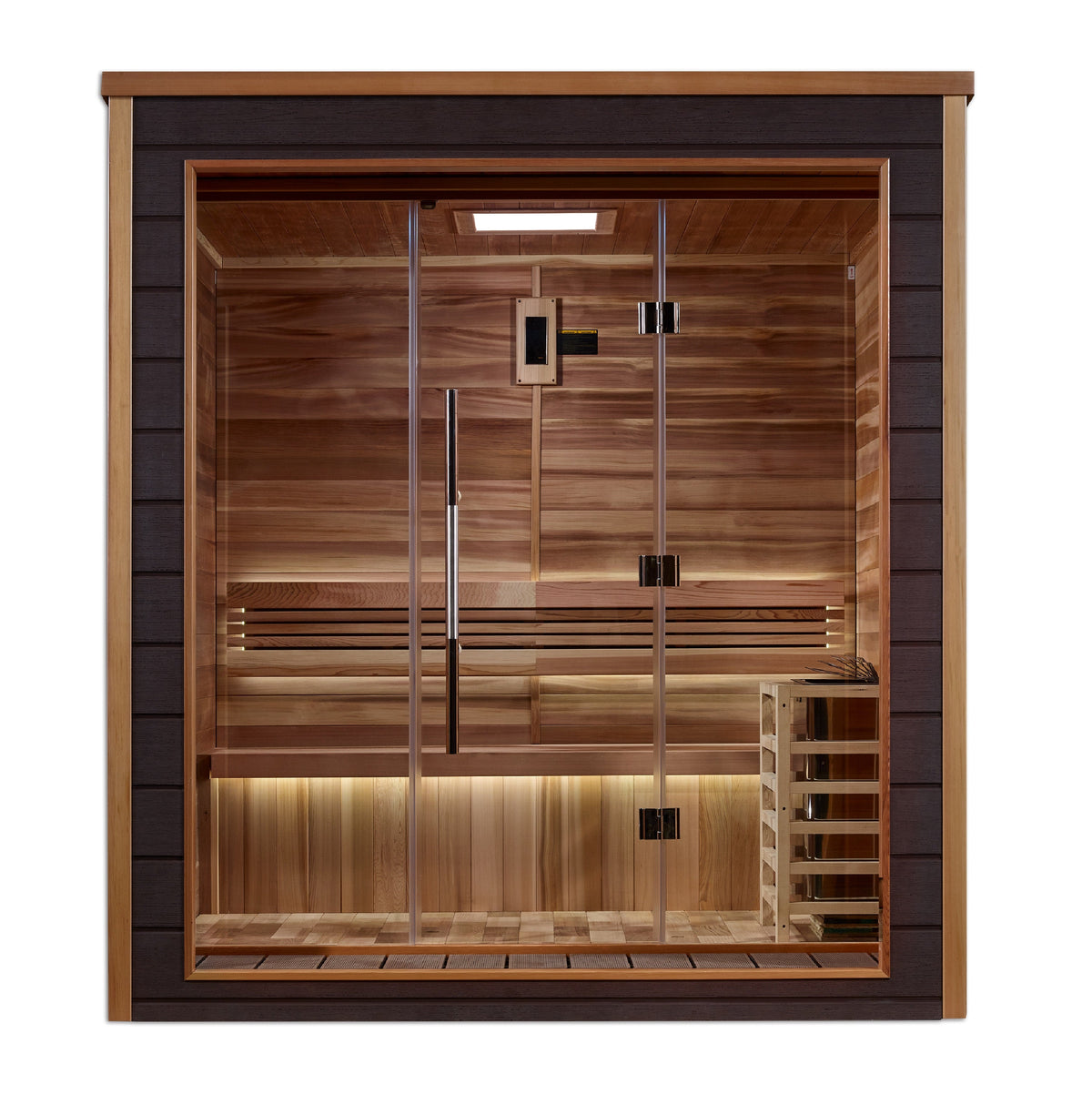 Golden Designs Drammen 3 person outdoor sauna, supplier image 3, GDI-8203-01
