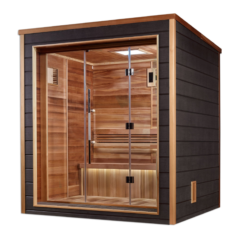 Golden Designs Drammen 3 person outdoor sauna, supplier image 2, GDI-8203-01