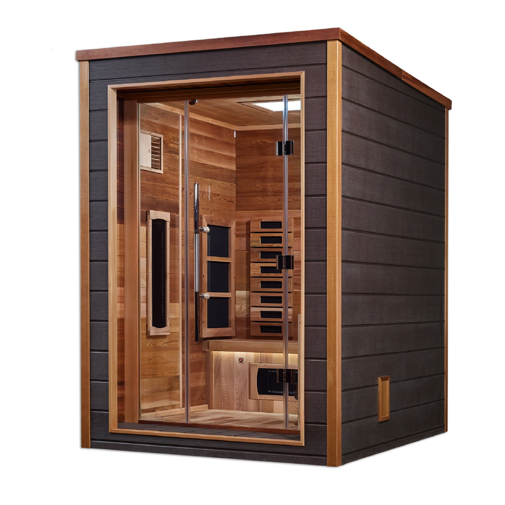 Golden Designs Nora 2 person outdoor sauna, supplier image 2, GDI-8222-01