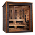Golden Designs Karlstad 6 person outdoor sauna, front view, GDI-8226-01