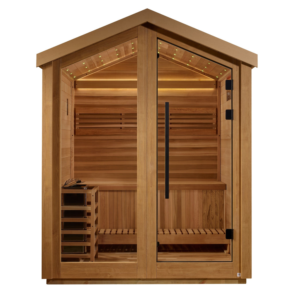 Golden Designs Savonlinna 3 person outdoor sauna, supplier image 3, GDI-8503-01