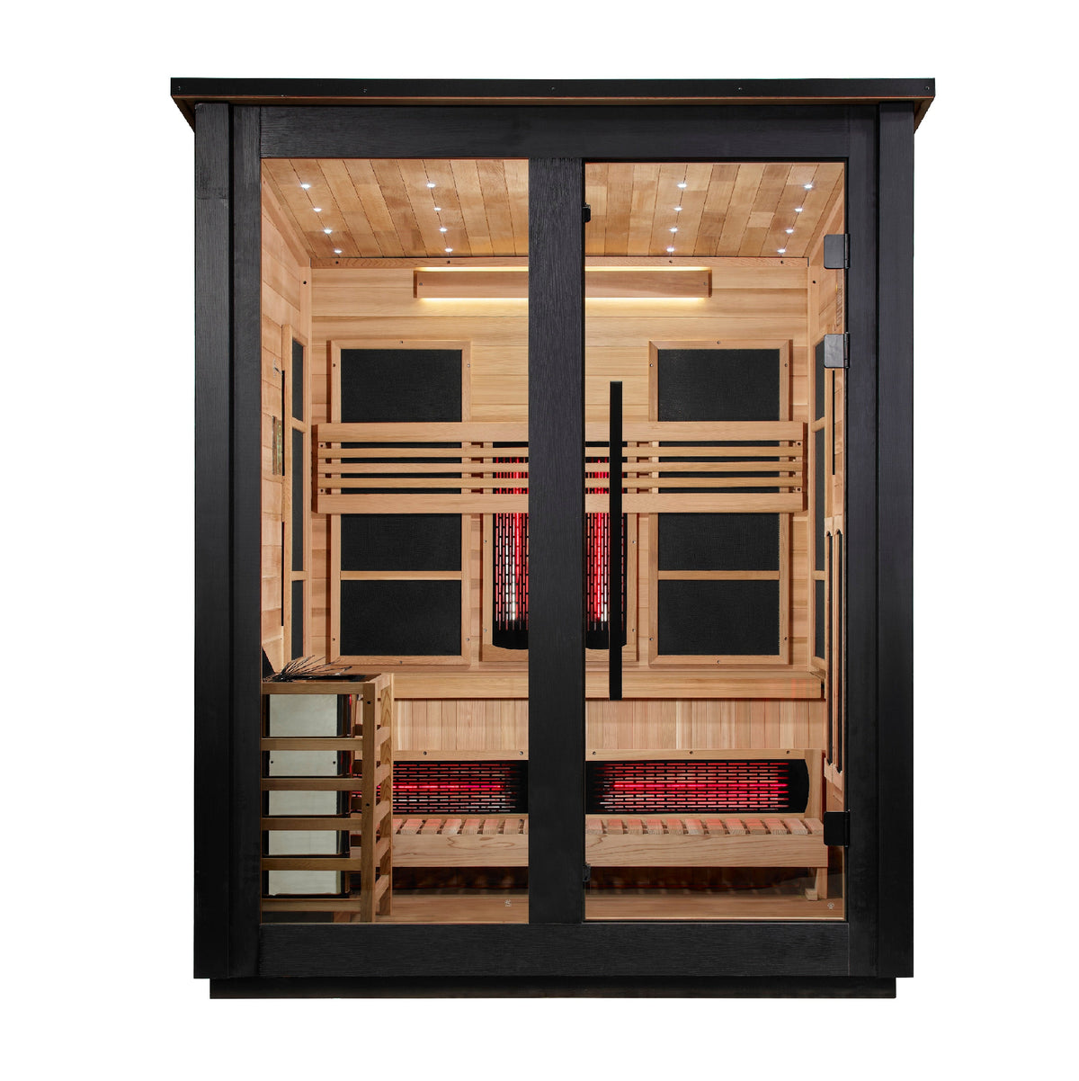 Golden Designs Loviisa 2 Tone 3 person outdoor sauna, supplier image 2, GDI-8523-03