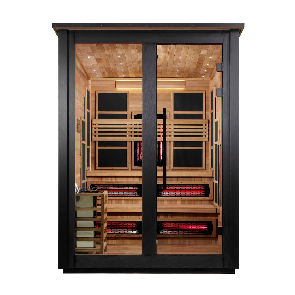 Golden Designs Kaskinen 2 Tone 6 person outdoor sauna, supplier image 2, GDI-8526-03