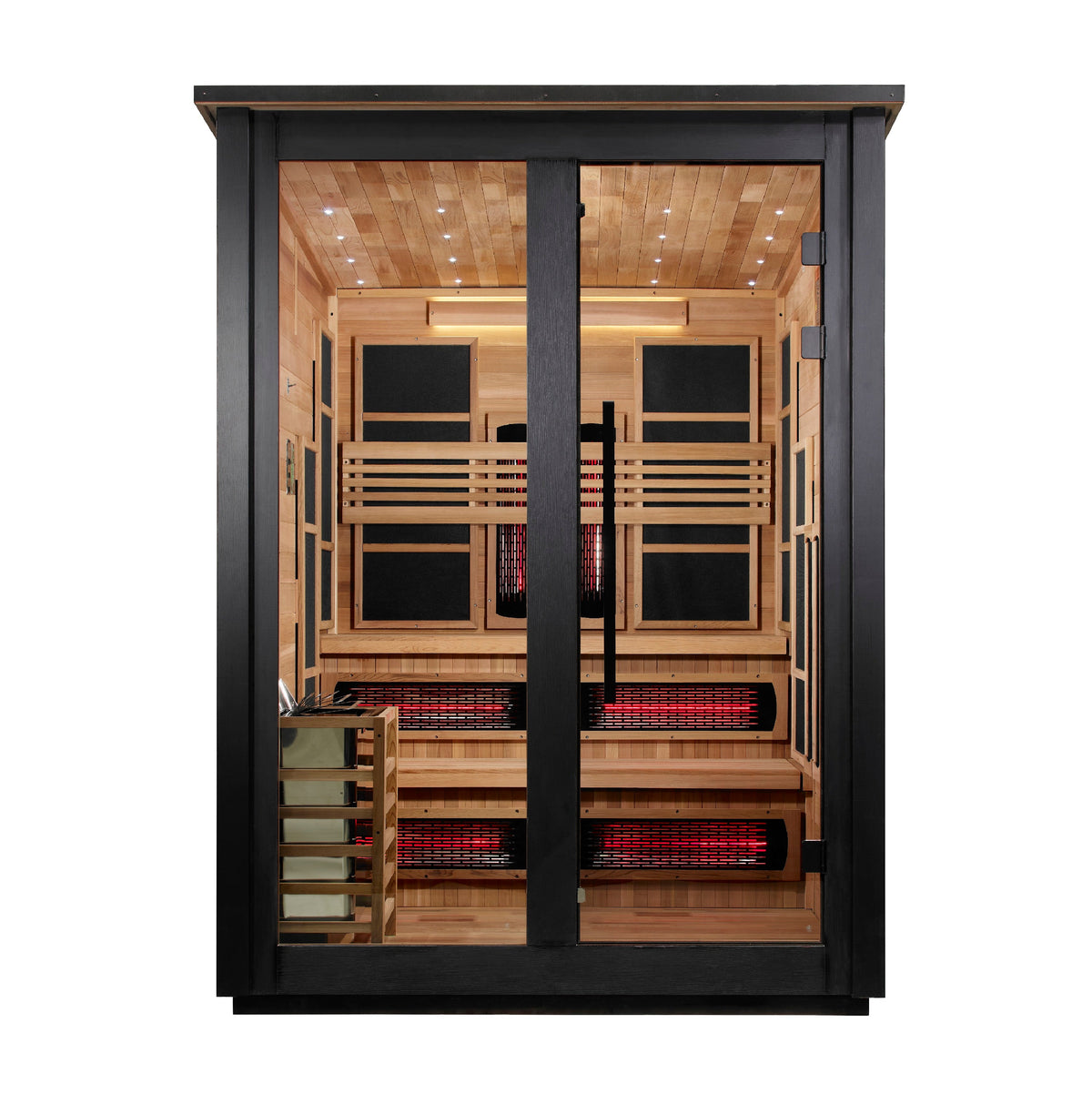 Golden Designs Kaskinen 2 Tone 6 person outdoor sauna, supplier image 2, GDI-8526-03