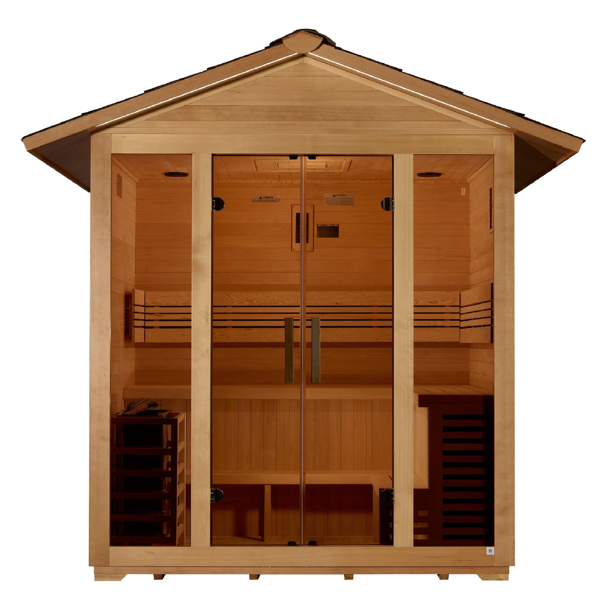 Golden Designs Vorarlberg 5 person outdoor sauna, supplier image 2, GDI-8105-01