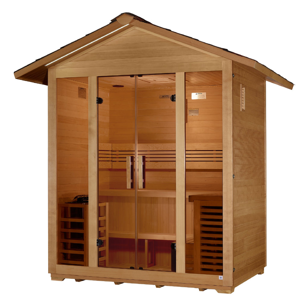 Golden Designs Vorarlberg 5 person outdoor sauna, supplier image 3, GDI-8105-01