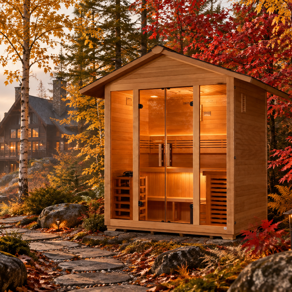 Golden Designs Vorarlberg 5 Person Outdoor Classic Traditional Sauna