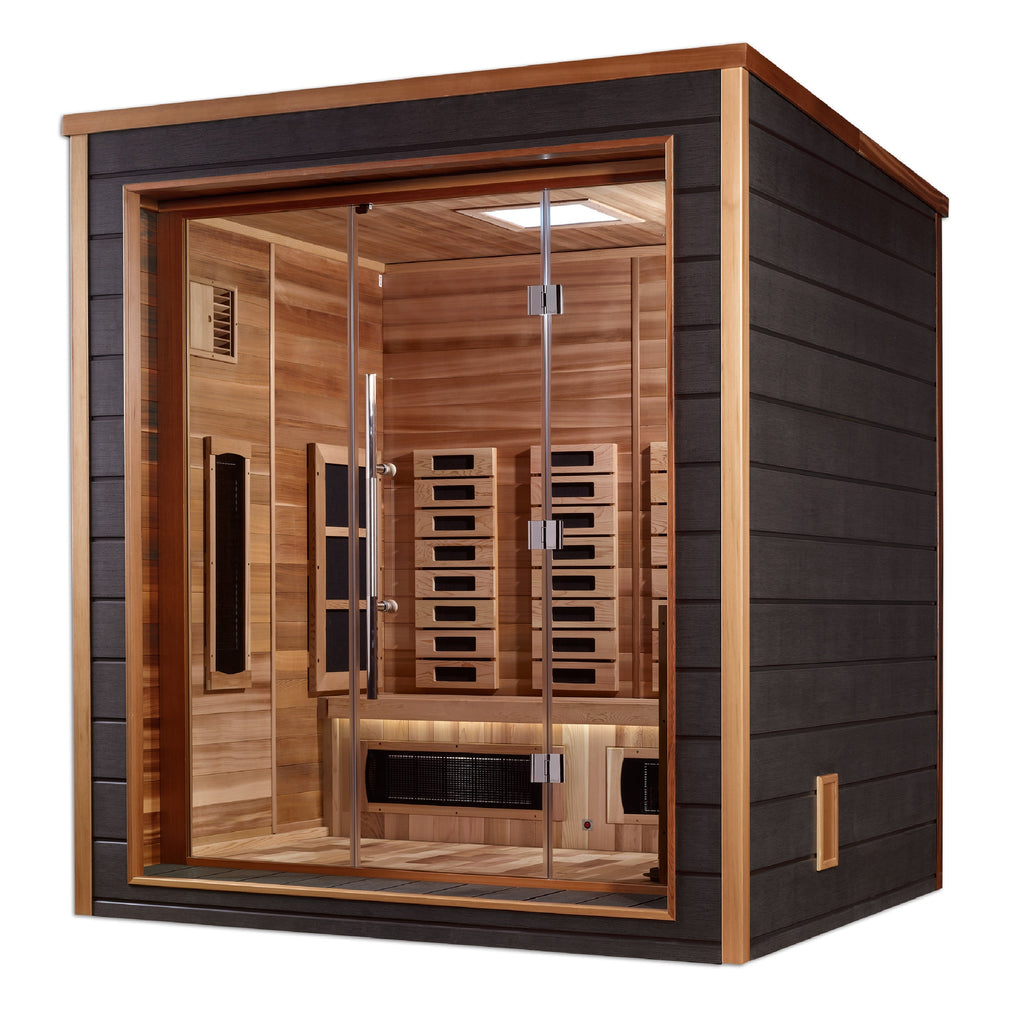 Golden Designs Visby 3 person outdoor sauna, supplier image 2, GDI-8223-01