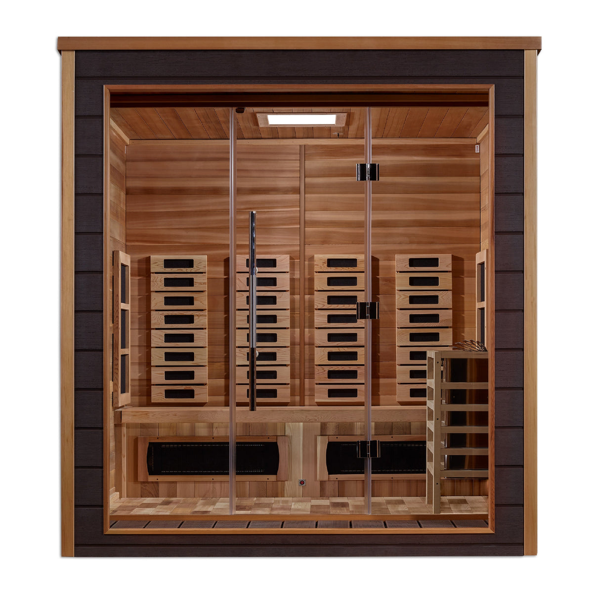 Golden Designs Visby 3 person outdoor sauna, supplier image 3, GDI-8223-01