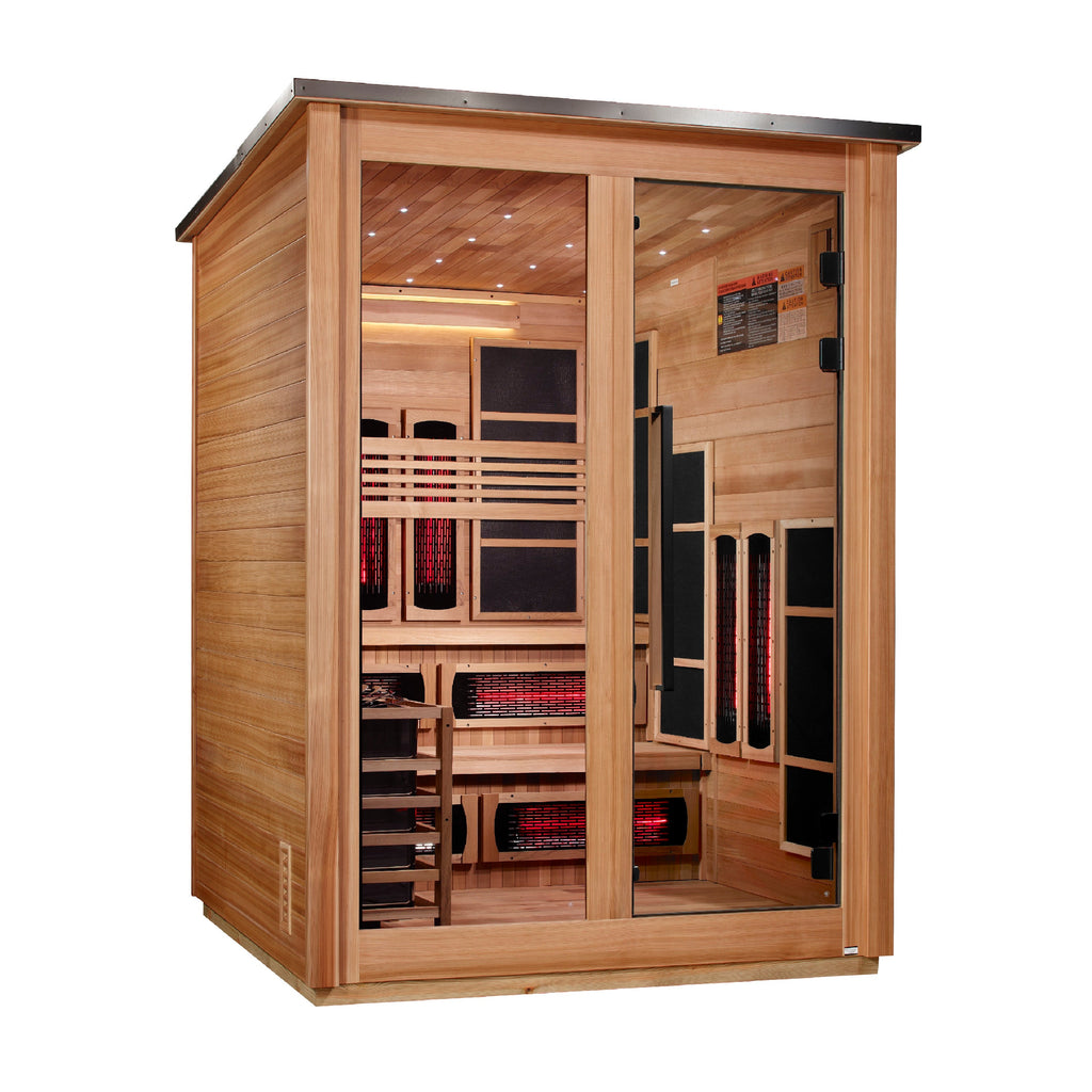Golden Designs Kaskinen 6 Person Outdoor Barn Hybrid Sauna
