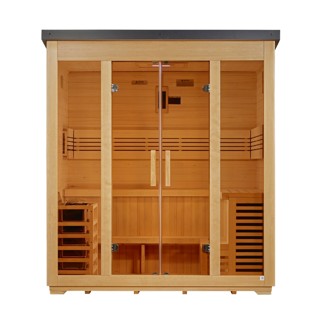 Golden Designs Vorarlberg 5 person outdoor sauna, supplier image 3, GDI-8005-01