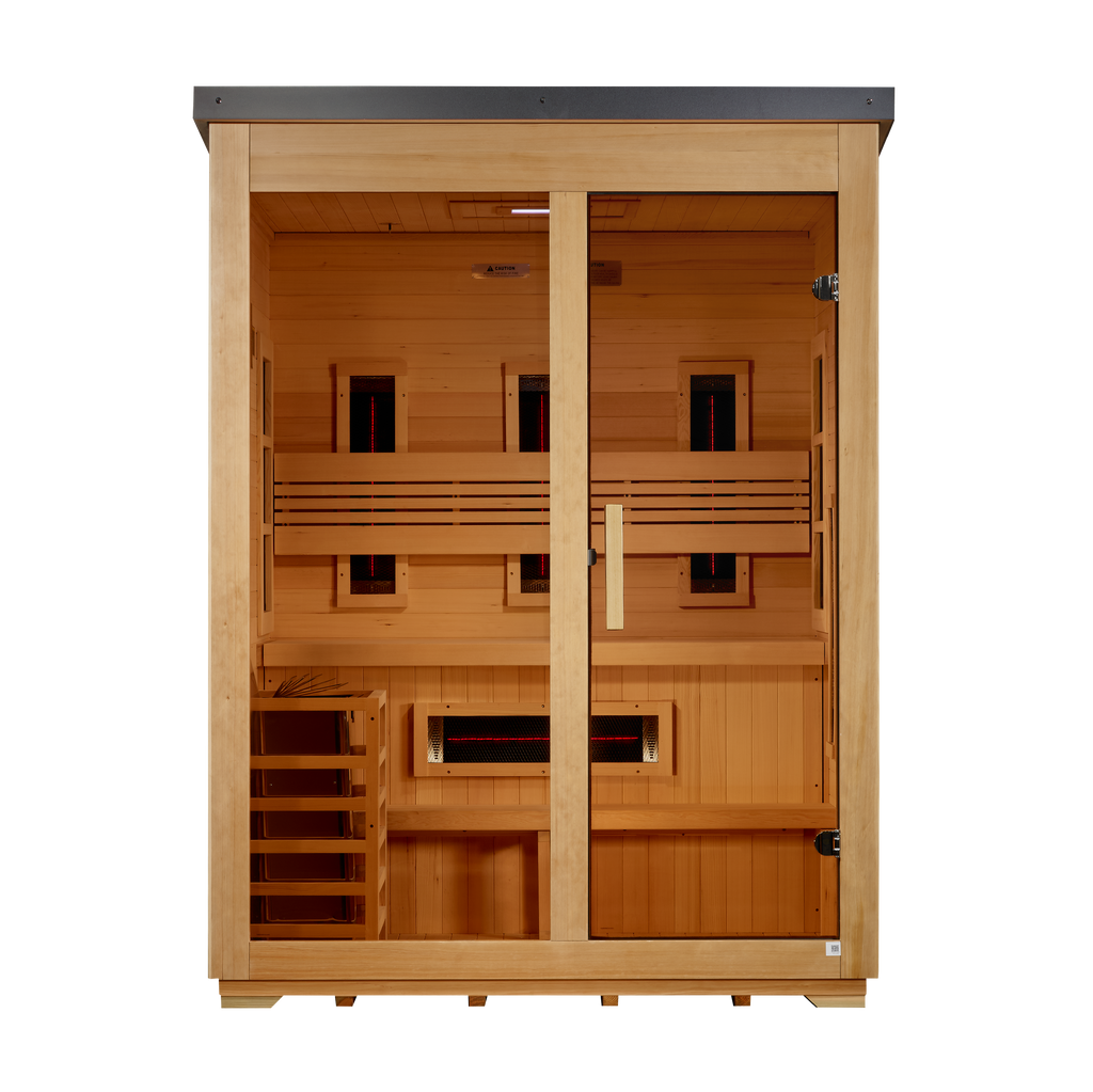 Golden Designs Carinthia 3 person outdoor sauna, supplier image 3, GDI-8023-01