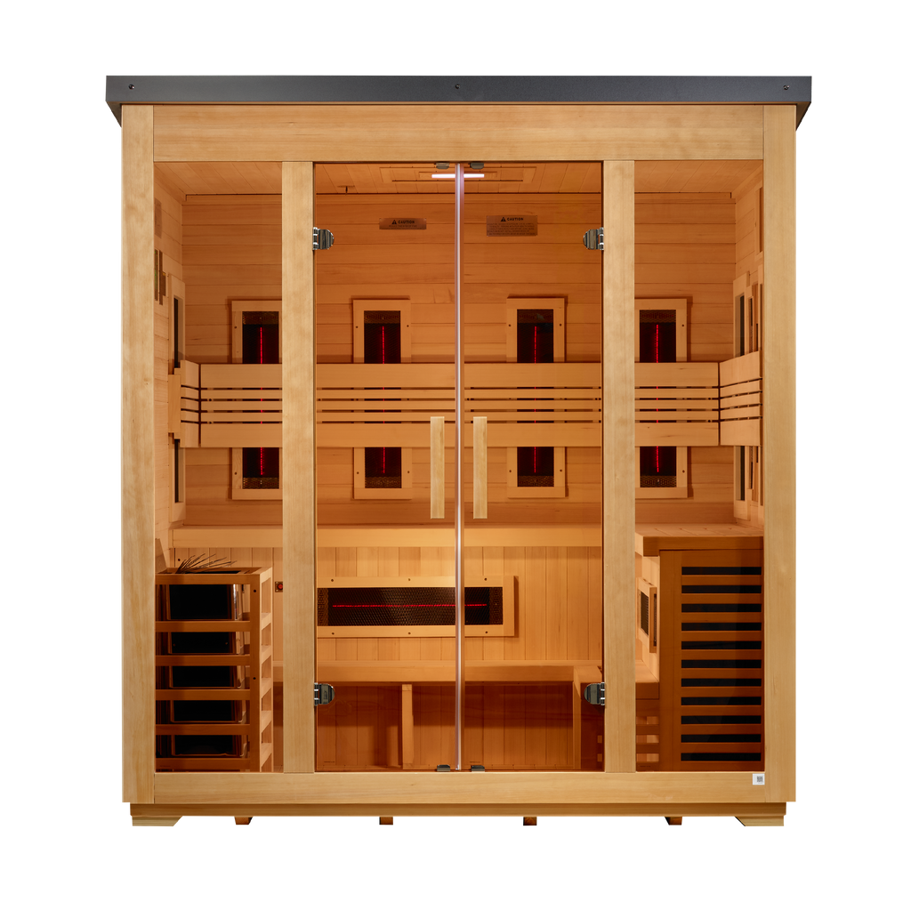 Golden Designs Gargellen 5 person outdoor sauna, supplier image 2, GDI-8025-01