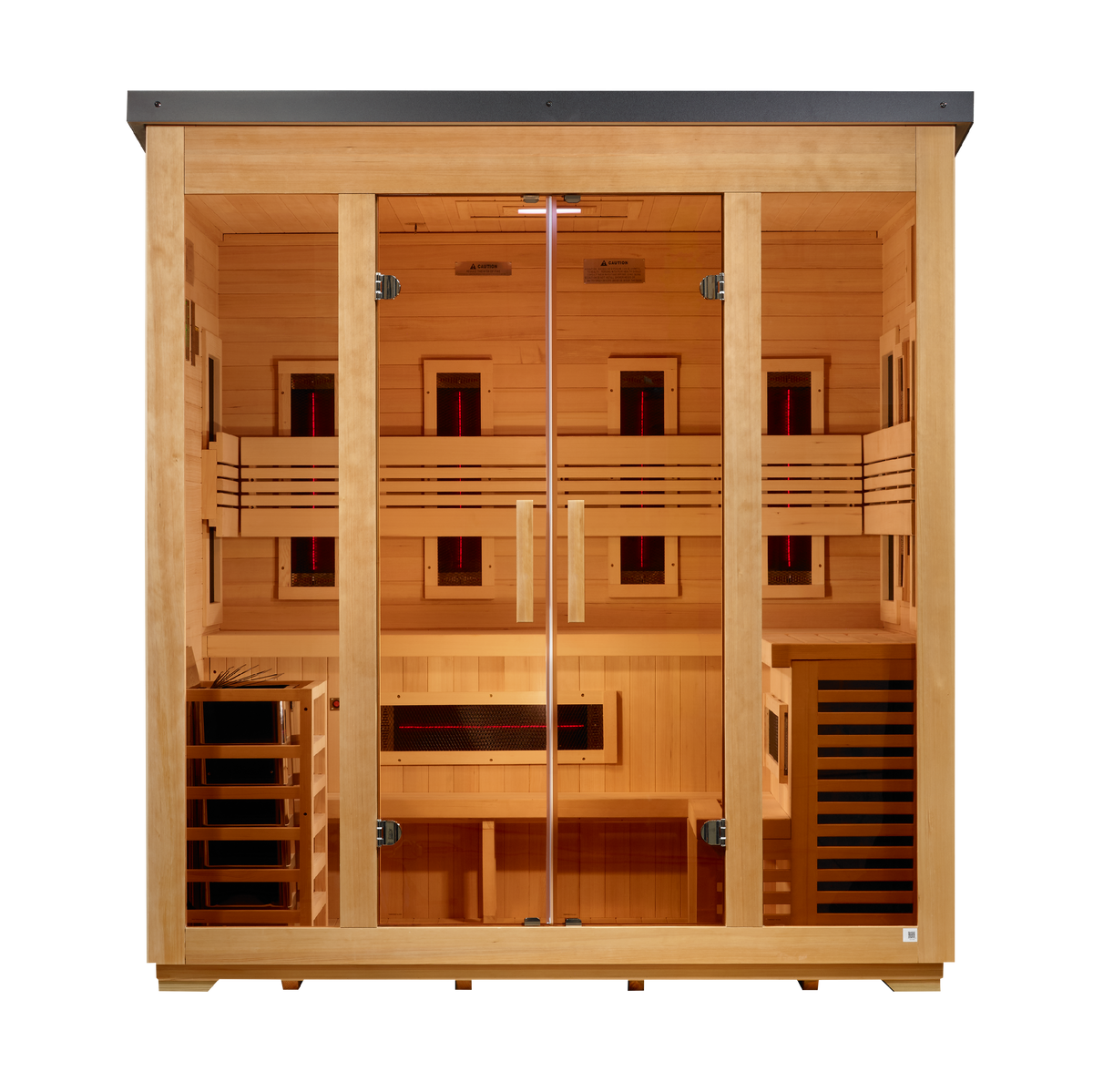 Golden Designs Gargellen 5 person outdoor sauna, supplier image 2, GDI-8025-01